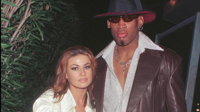 Carmen Electra and Dennis Rodman