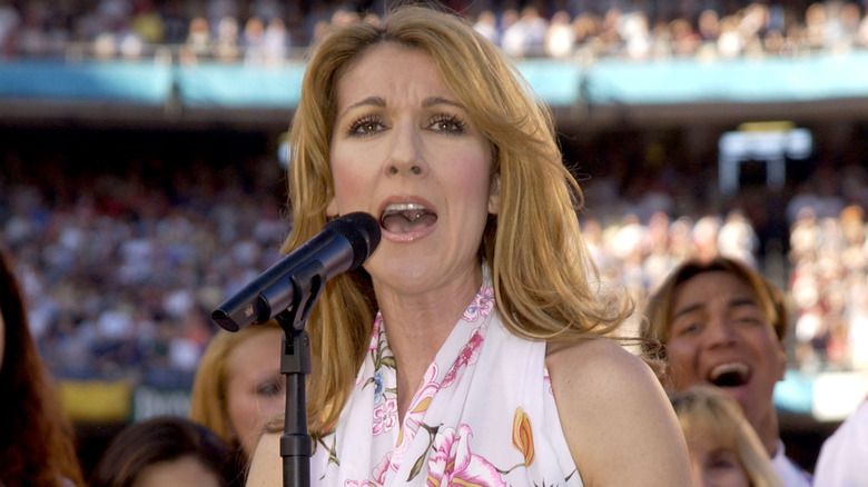 Celine Dion singing