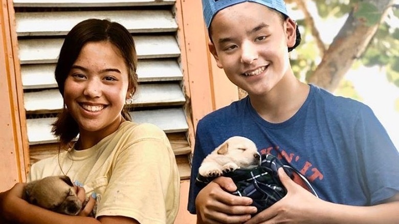 Hannah and Collin Gosselin smiling