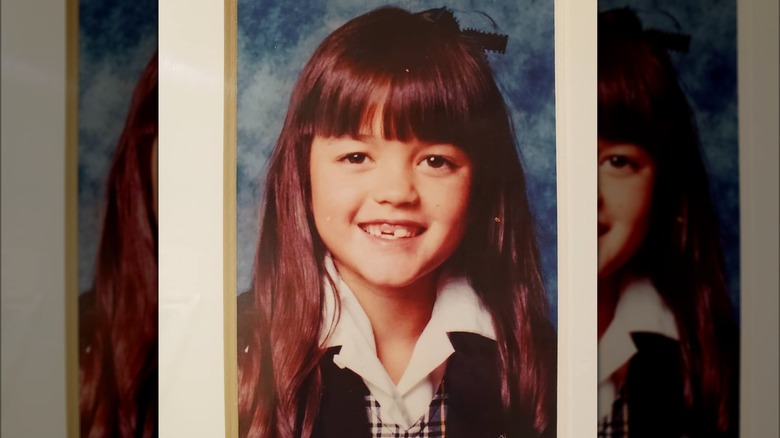 Danica McKellar smiling as a little kid