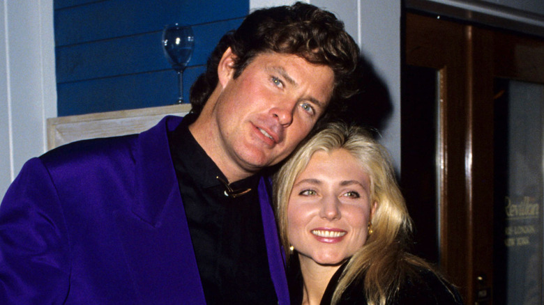 Pamela Bach and David Hasselhoff spotted together in Los Angeles in 1990