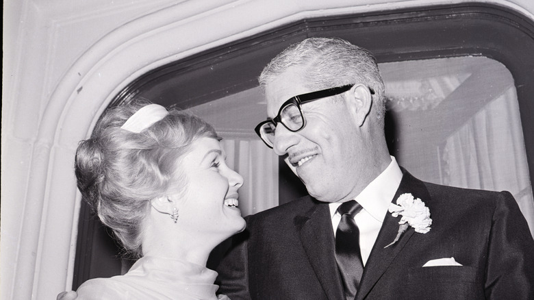 Debbie Reynolds and Harry Karl