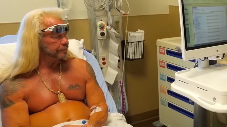 Duane "Dog" Chapman in hospital bed