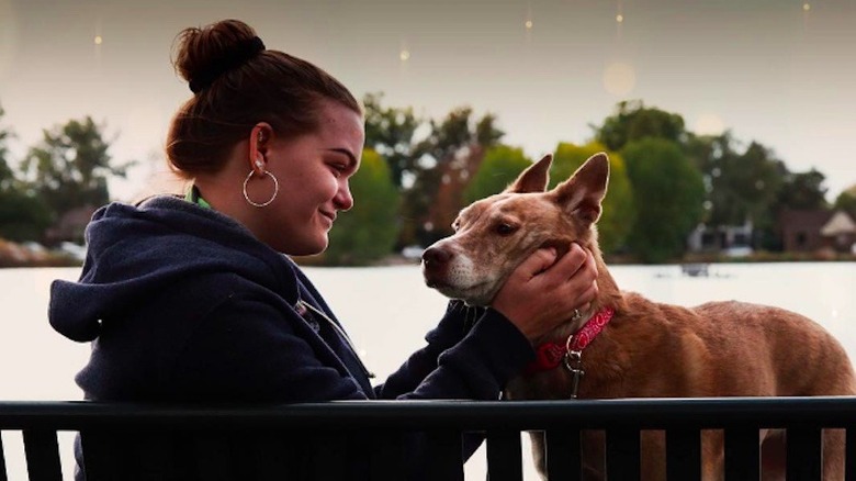 Bonnie Chapman and dog