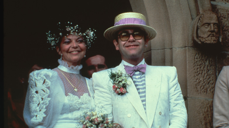 Renate Blauel and Elton John