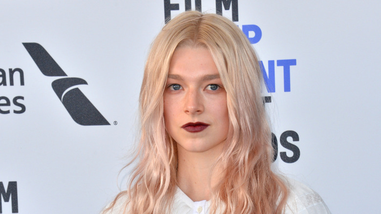 Hunter Schafer at the Film Independent Spirit Awards in August 2020