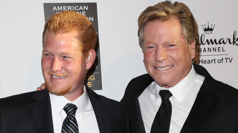 Redmond O'Neal with Ryan O'Neal at event