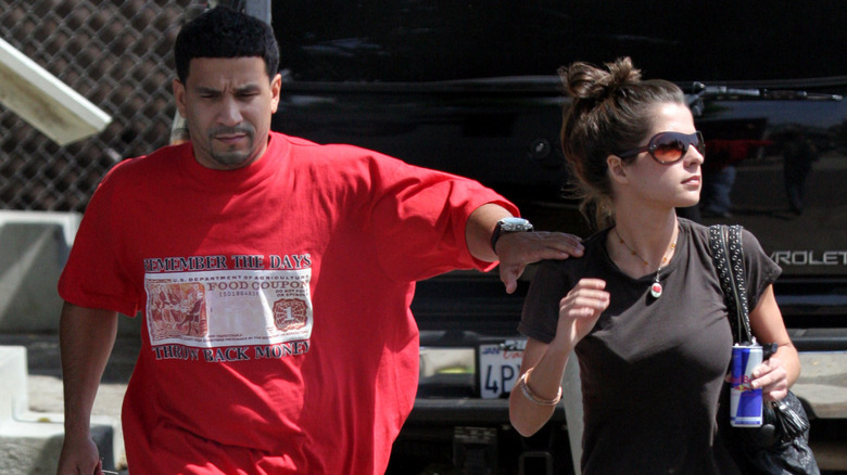 kelly monaco and mike gonzalez walking together