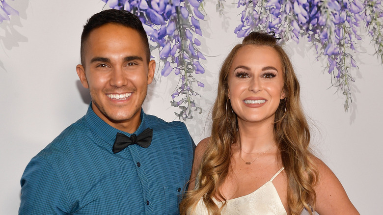 Alexa and Carlos PenaVega posing 