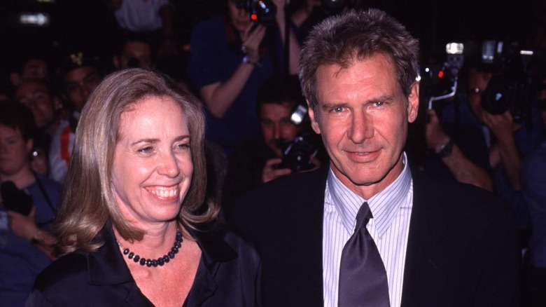 Harrison Ford with his wife Melissa Mathison