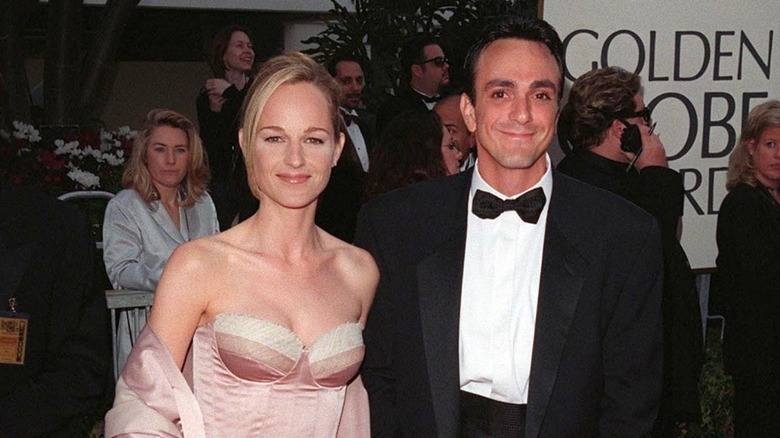 Helen Hunt and Hank Azaria at the 1998 Golden Globe awards