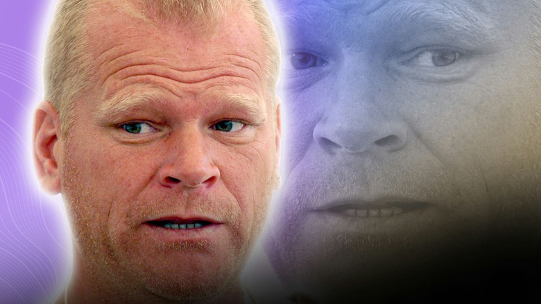 Side by side photos of Mike Holmes