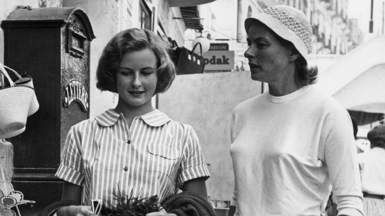 Ingrid Bergman and Pia Lindström