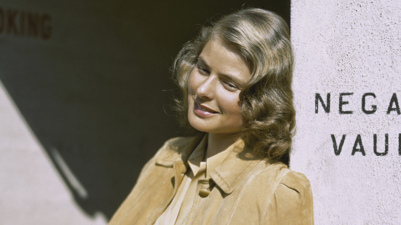 Ingrid Bergman smiling