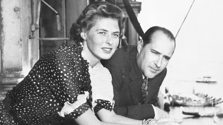 Ingrid Bergman and Roberto Rossellini