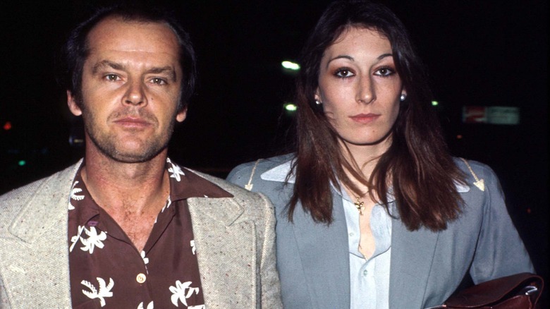 Jack Nicholson with Anjelica Huston