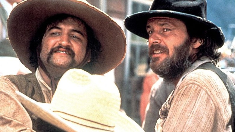 John Belushi and Jack Nicholson in "Goin' South" 