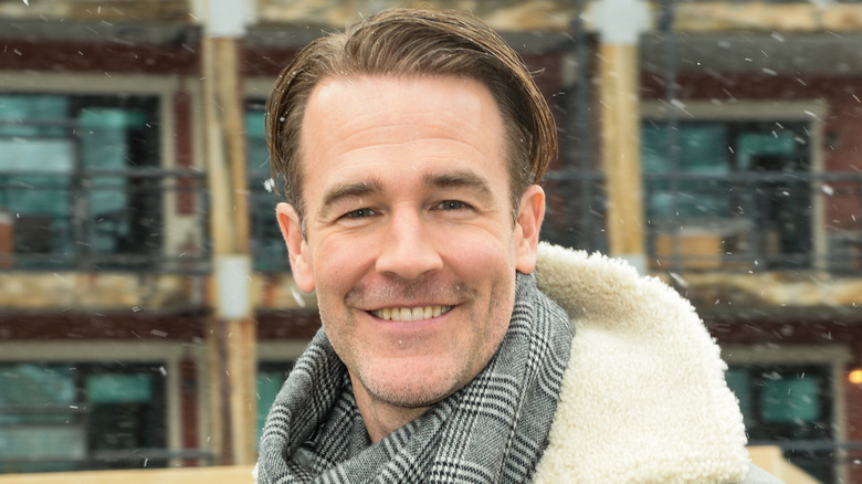 James Van Der Beek smiling