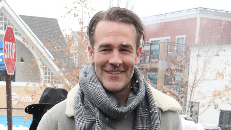 James Van Der Beek smiling