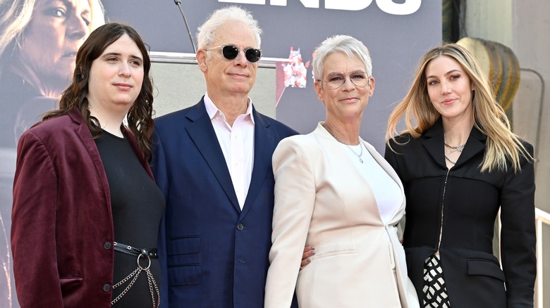 Jamie Lee Curtis with family