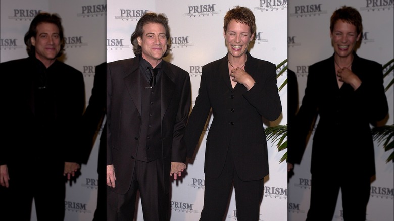 Richard Lewis and Jamie Lee Curtis