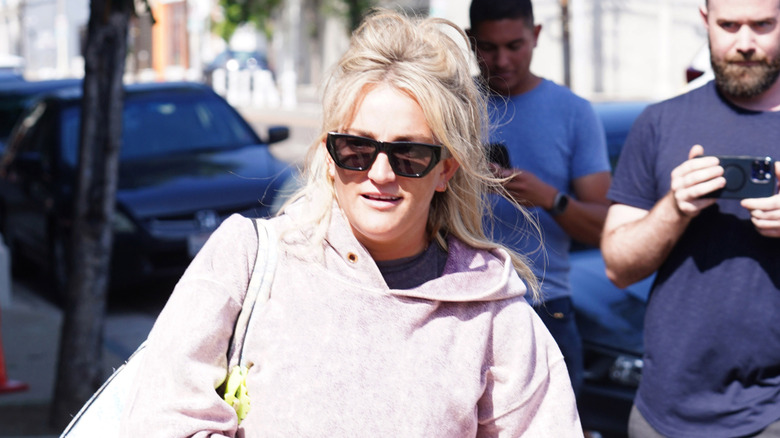 Jamie Lynn Spears arriving at Dancing With the Stars studio