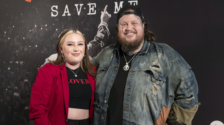 Jelly Roll and Bailee Ann DeFord posing