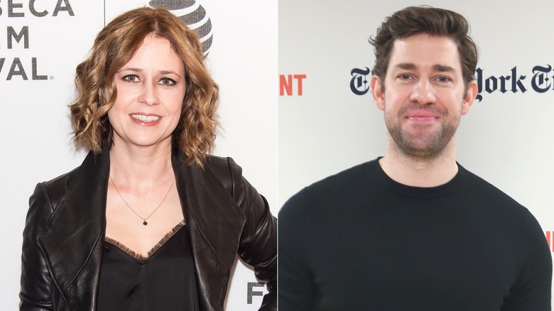 Jenna Fischer with John Krasinski