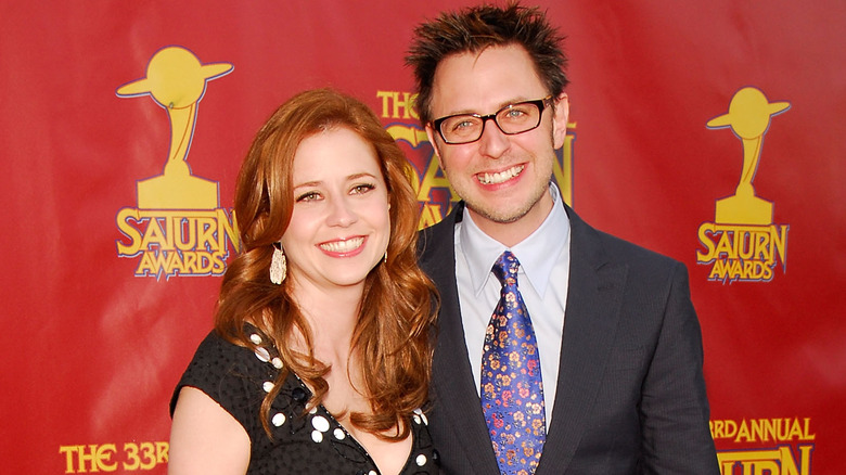 Jenna Fischer with James Gunn