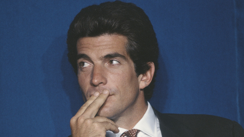 John F. Kennedy Jr. at an event