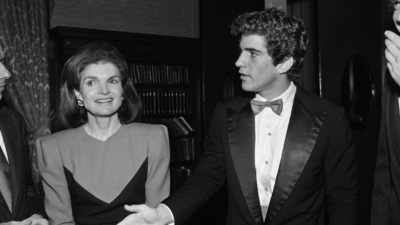 Jackie Kennedy and John F. Kennedy Jr. 