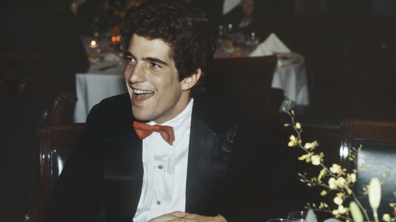 John F. Kennedy Jr. at an event