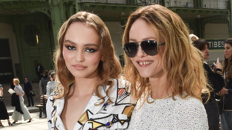 Lily-Rose Depp and Vanessa Paradis