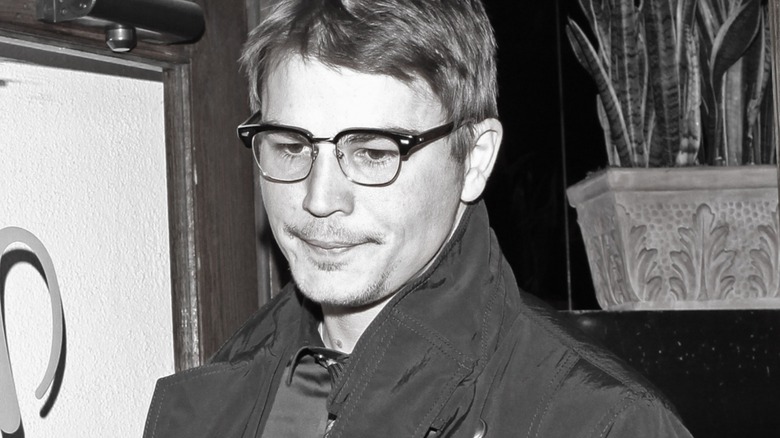 Josh Hartnett looking troubled