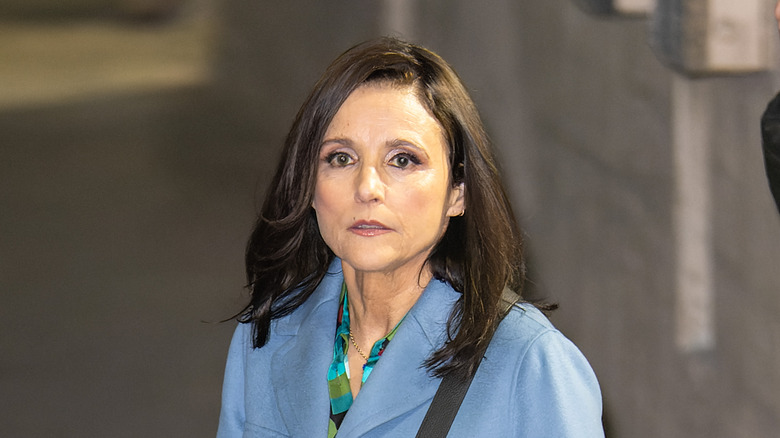 Julia Louis-Dreyfus unhappy