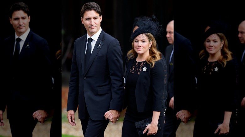 Justin, Sophie Trudeau Queen's funeral