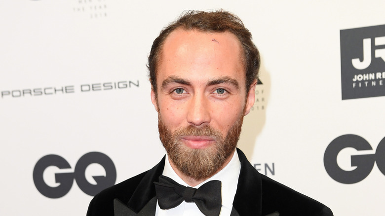 James Middleton close-up on red carpet