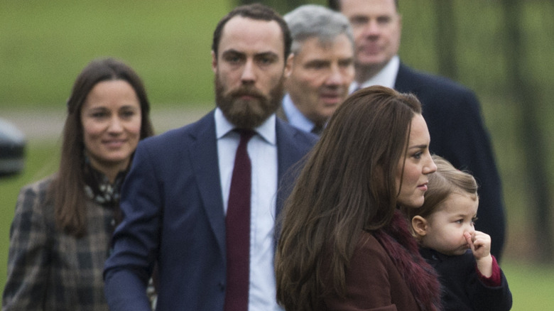 James Middleton and Princess Catherine on Christmas