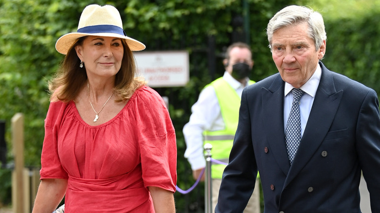 Carole and Michael walking