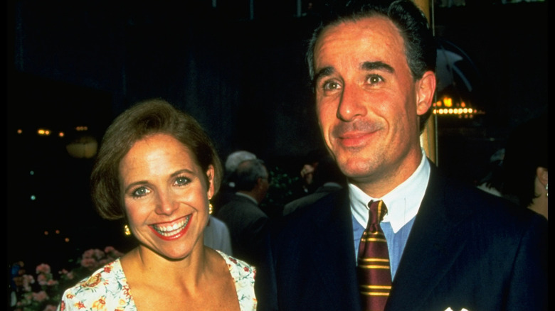 Katie Couric and Jay Monahan smiling 