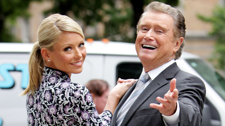 Kelly Ripa and Regis Philbin