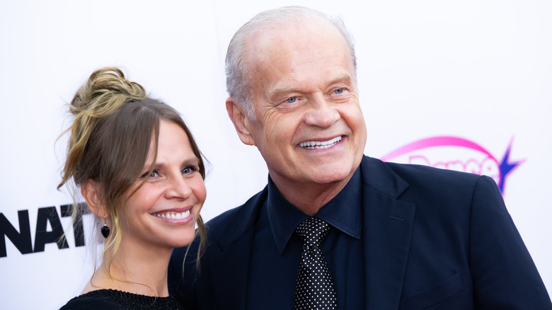 Kayte Walsh and Kelsey Grammer smiling