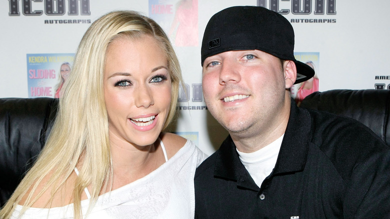 Kendra Wilkinson and Colin Wilkinson smiling
