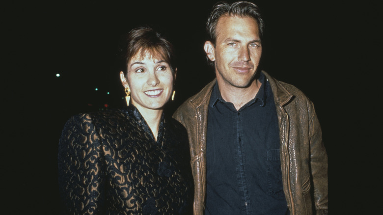 Kevin Costner and Cindy Silva circa 1990