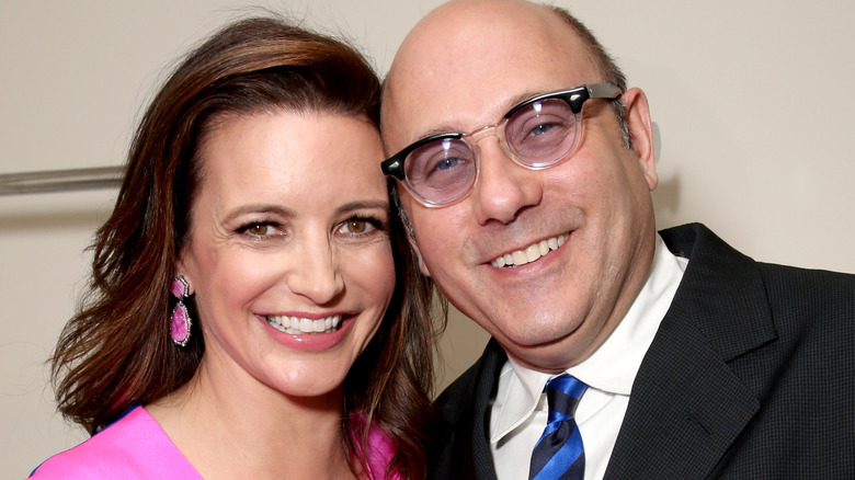 Kristin Davis and Willie Garson