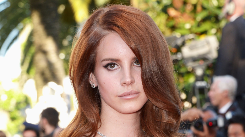 Lana Del Rey posing at the Moonrise Kingdom premiere