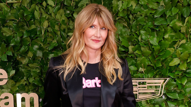 Laura Dern wearing black