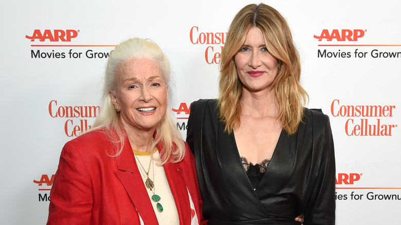 Laura Dern with her mother