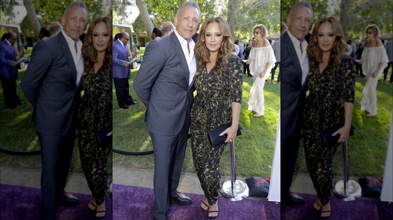 Leah Remini and Angelo Pagan