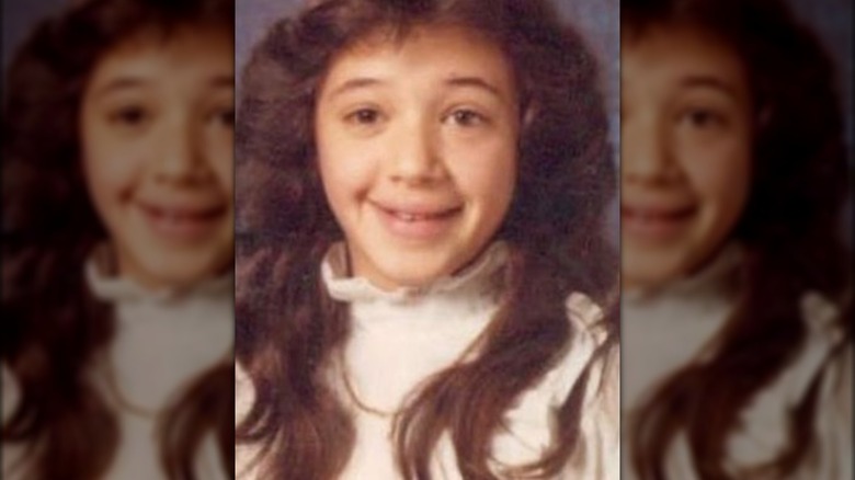 Leah Remini as a child